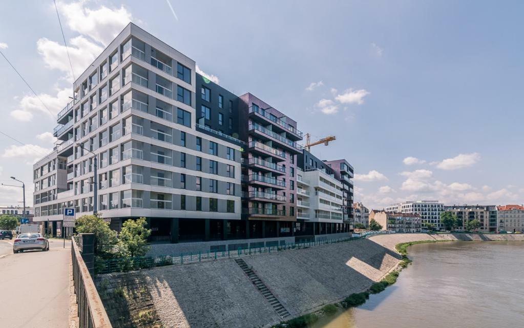 Apartament Studio Z Widokiem Na Odre Bulwary Ksiazece Wrocław Buitenkant foto